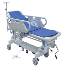 Manual Hospital Patient Transport Stretcher With Casters