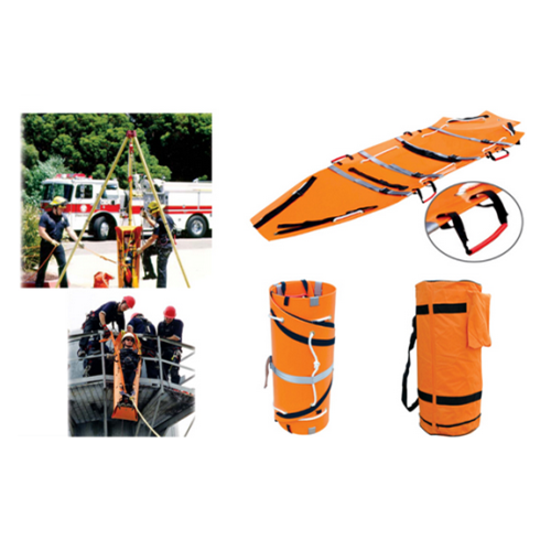 Multifunctional HDPE Plastic Rolled Helicopter Emergency Rescue Stretcher