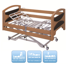Extra Low Hospital Electric ICU Bed With Three Functions
