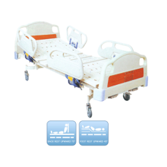 Two Cranks Manual Hospital bed with Detachable ABS Board