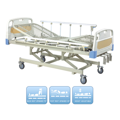 Hospital Three Crank Medical Bed