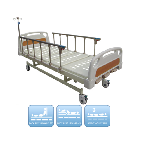 Three Functions Manual Adjustable Medical Bed
