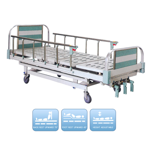 3-Function Multi-function Medical Manual Bed With Mattress