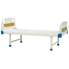 ABS Headboard Hospital Flat Patient Bed