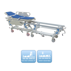 Patient Hand-over Luxurious Transfer Cart Hospital Stretcher Trolley
