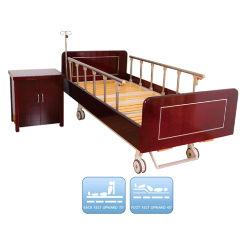 Two Function Medical Manual Nursing Bed