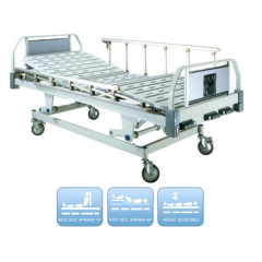 Three Function  Al-Alloy Hospital Bed Board