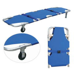 Aluminu Alloy 2 Foldaway Emergency Stretcher