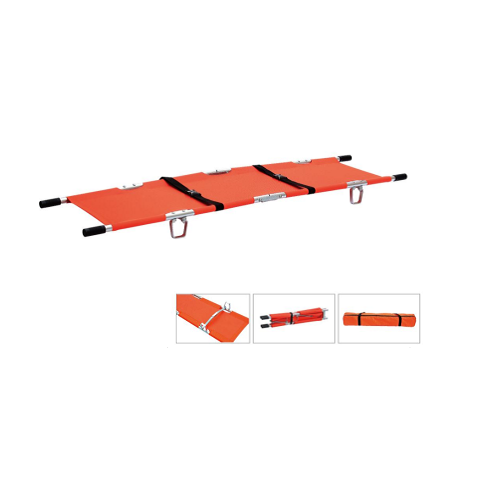 Ambulance Double Folding  Emergency  Stretcher With Bag