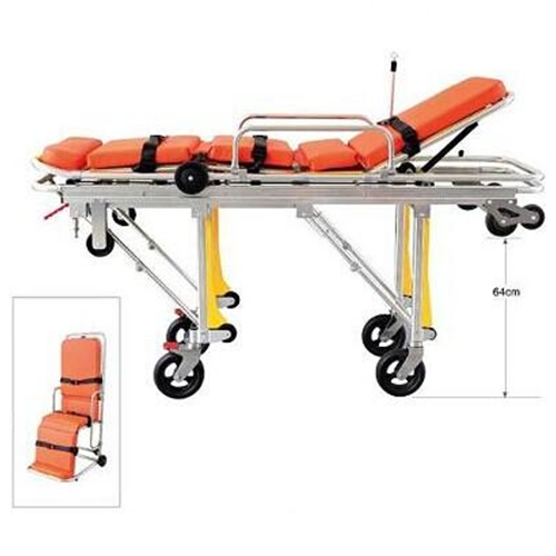 Aluminum Alloy Ambulance Stretcher (diameter 20cm wheels)