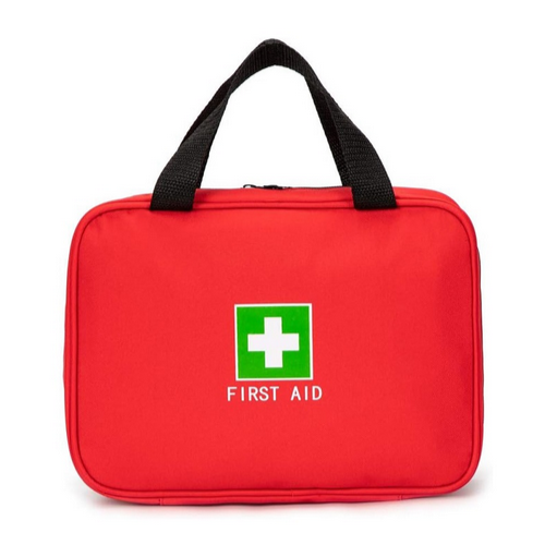 Portable Red First Aid Bag