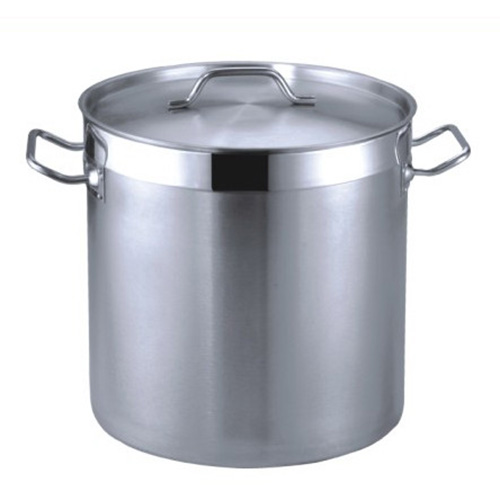 21 Liters Heavy-Duty Stainless Steel Stock Pot with Cover