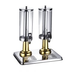 Gold double Cold Beverage / Juice Dispenser