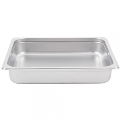 2/3 Size Stainless Steel Steam Table / Hotel Pan - 2