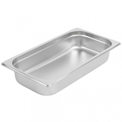 1/3 Size Stainless Steel Steam Table / Hotel Pan - 2