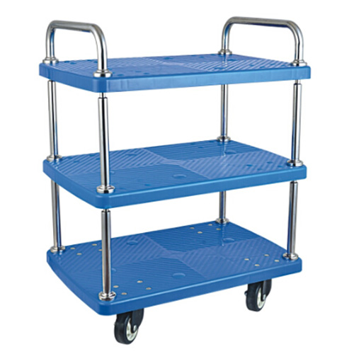 Plastic 3 Shelf Utility Cart