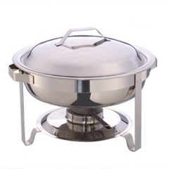 Round Economy Stainless Steel Chafer