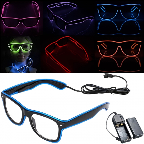 Hot LED Eyewear Shades EL Wire Glasses