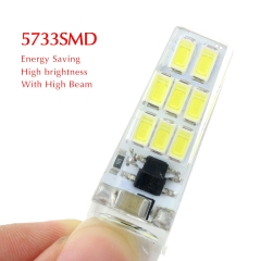 3W 5W 6W G4 G9 5733 SMD LED Lights Silicone Crystal Lamps Cool Warm White Bulbs