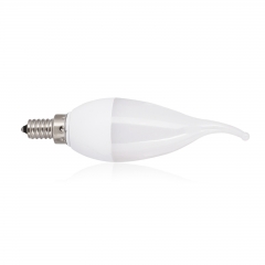 3W E12 E14 B22 E26 E27 LED Flame Candle SMD2835 Warm/Cool/Natural White Light Lamp Bulbs 220V