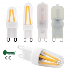 Dimmable G9 2W 4W 6W Silicone Crystal LED Corn Bulb Spotlight Lamp 120V 220V