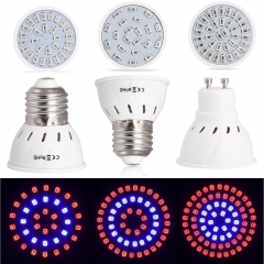 E27/GU10 6W 8W 10W 5733/2835LED Grow Light Plant Flower Hydroponic Aquarium Bulb