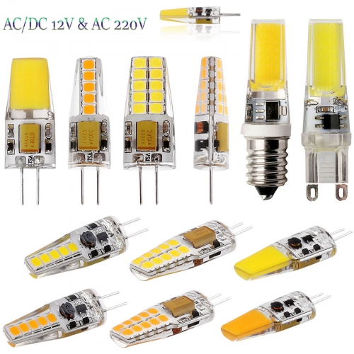 G4 4W 6W 8W Silicone Crystal LED Corn Bulb SpotLight Bright Lamp