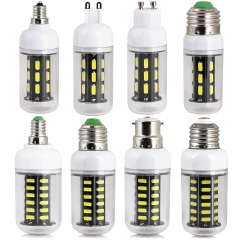 E27 E26 E12 E14 G9 GU10 B22 LED Corn Bulb 7030 SMD Lights 9W 12W 15W 24W Lamp