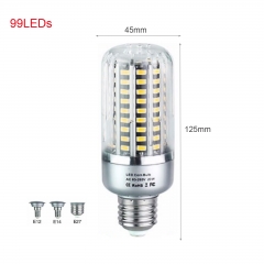 E14 E12 E27 LED Corn Bulb Light 85-265V Aluminum PCB 5/10/15/20/25W Bombillas