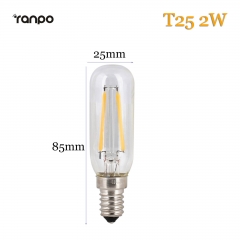 Retro LED Bulb E14 2W 3W 4W T20 T25 T26 Candle Light Filament Edison Lamp 220V