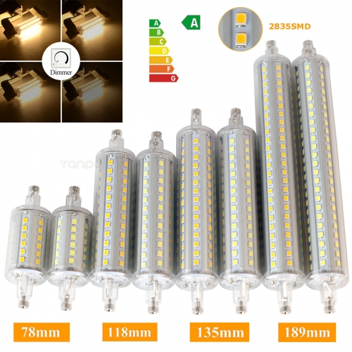 Dimmable R7S LED Flood Light J78 J118 J135 J189 Corn Bulb Replaces Halogen 2835