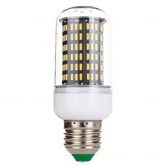 Dimmable E27 E14 E12 Smart IC LED Corn Light Bulb Lamp 4014 SMD 20W 45W AC 220V