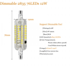 Dimmable R7S J118 J78 2835 4014 SMD LED Flood Light Replacement Halogen Lamps