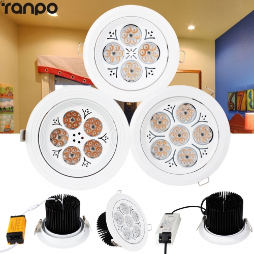 LED Ceiling Downlight Lamp Recessed Down Lights Bright 30W 35W 40W 220V + Driver