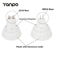 LED Spot Light Bulbs Dimmable GU10 MR16 15W 110V 220V 12V 50W Incandescent Lamp