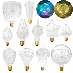 E27 3W LED Edison Fairy String Light Bulb Home Xmas Party Decor Lamp AC 85-265V