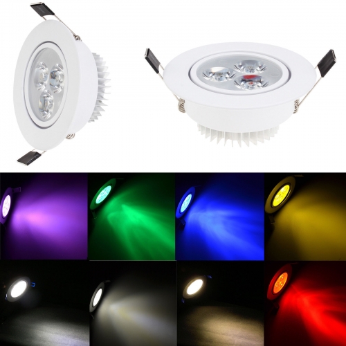 3W 5W 7W LED Recessed Ceiling Light Downlight Fixture Lamp Spot Light Driver 