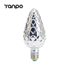 Ranpo LED 3D Fireworks Light Colorful Bulb E27 Festival Decorative Party Lamp 85V-265V