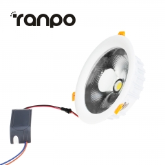 RANPO LED Recessed Ceiling Downlights Spotlights 3W 5W 10W 12W 18W 24W COB Bulbs lamps