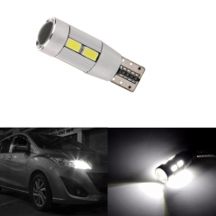 Ranpo 2x T10 Car Side LED Light Bulbs Canbus Error Free Xenon 10 SMD LED 501 W5W WEDGE