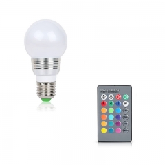 Ranpo  7W RGB Magic 16 Multi-Color Light Bulb E27 B22 Wireless Remote Control 85-265V  7W RGB Magic 16 Multi Color Light Bulb E27 B22 Wireless Remote