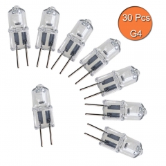 Ranpo  Mini G4 JC Type Halogen Light Bulbs 20W DC 12V Lamp For Crystal Chandelier