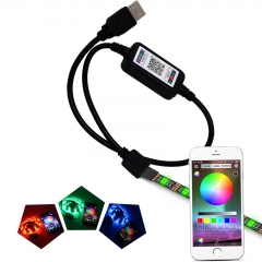 Ranpo Bluetooth USB Controller For RGB LED Strip Light Smart Phone App Control RH491