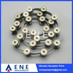 1737525800 Escalator Handrail Newel Chain Roller Group Chain Spare Parts