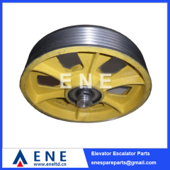 Elevator Traction Drive Sheave Pulley 420mm Lift Parts KM480064G01