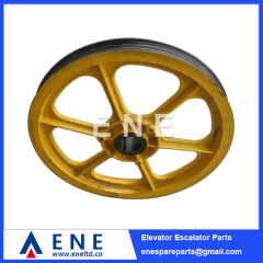 720mm Elevator Traction Drive Sheave Pulley Lift Parts