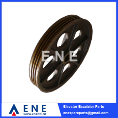 Elevator Traction Drive Sheave Pulley Lift Parts