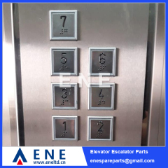 Elevator Push Button with Braille