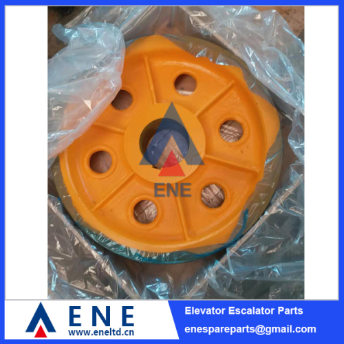 H309B-D Traction Machine Pulley Sheave 606mm 4*12mm