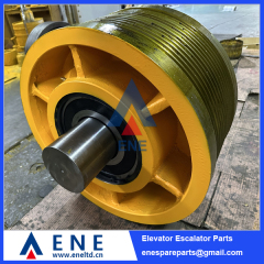 Hosting 520mm Elevator Traction Sheave Pulley